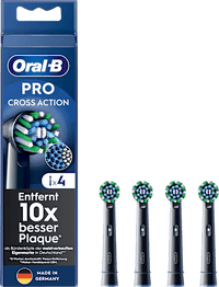 Aufsteckbürsten PRO CrossAction schwarz, 4 St Oral-B