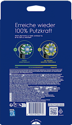 Aufsteckbürsten PRO CrossAction schwarz, 10 St