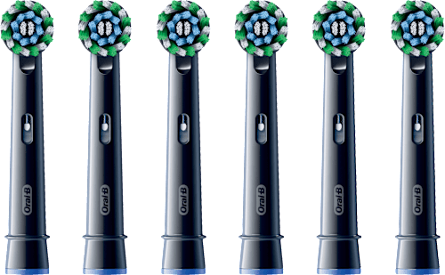 Aufsteckbürsten PRO CrossAction schwarz, 6 St Oral-B