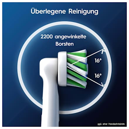 Aufsteckbürsten PRO CrossAction weiss, 8 St Oral-B