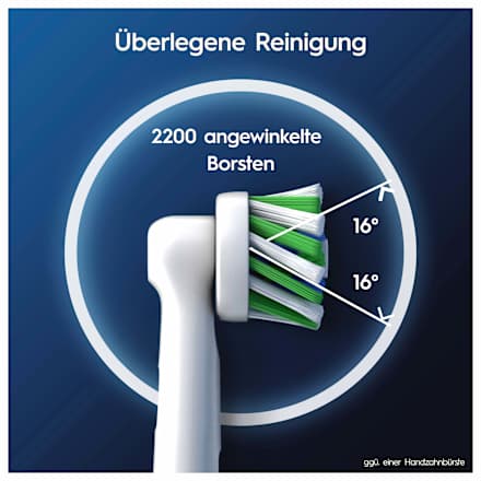 Aufsteckbürsten PRO CrossAction weiß, 8 St