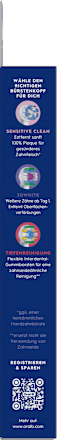 Aufsteckbürsten PRO CrossAction weiß, 6 St