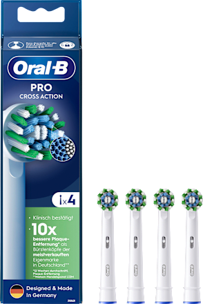 Aufsteckbürsten PRO CrossAction weiss, 4 St Oral-B