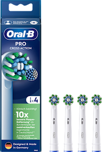 Aufsteckbürsten PRO CrossAction weiss, 4 St Oral-B
