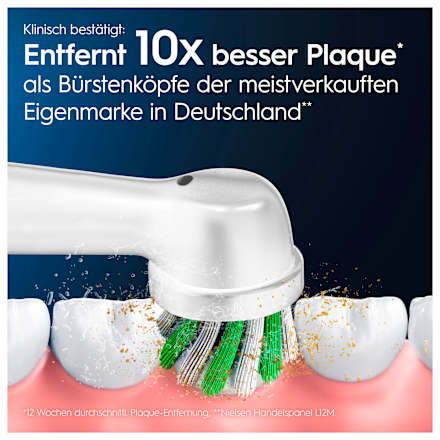 Aufsteckbürsten PRO CrossAction weiss, 8 St Oral-B