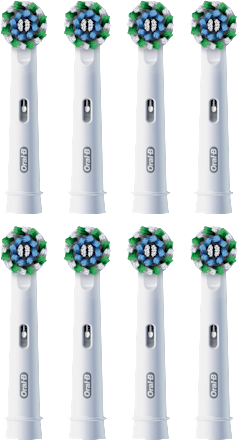 Aufsteckbürsten PRO CrossAction weiß, 8 St