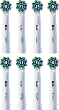 Aufsteckbürsten PRO CrossAction weiß, 8 St