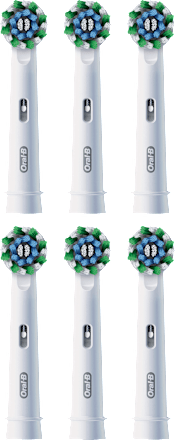 Aufsteckbürsten PRO CrossAction weiß, 6 St