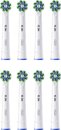 Aufsteckbürsten PRO CrossAction weiss, 8 St Oral-B