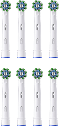 Aufsteckbürsten PRO CrossAction weiss, 8 St Oral-B