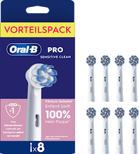 Aufsteckbürsten PRO Sensitive Clean, 8 St