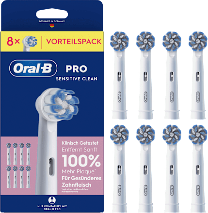 Aufsteckbürsten PRO Sensitive Clean, 8 St