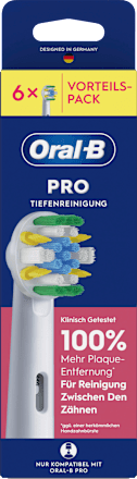Aufsteckbürsten PRO Tiefenreinigung, 6 St