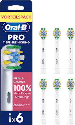 Aufsteckbürsten PRO Tiefenreinigung, 6 St