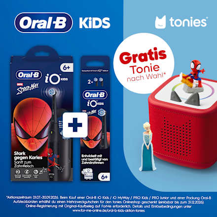 Elektrische Zahnbürste iO Kinder Spiderman mit Reiseetui, ab 6 Jahren, 1 St