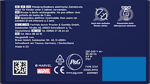 Elektrische Zahnbürste iO Kinder Spiderman mit Reiseetui, ab 6 Jahren, 1 St