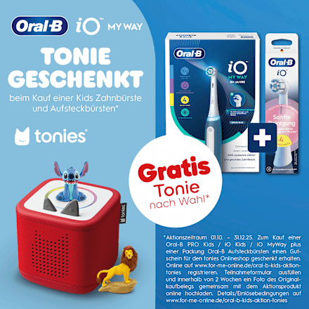 Elektrische Zahnbürste iO My Way, ab 10 Jahren, 1 St Oral-B