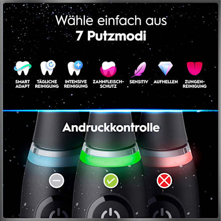 Elektrische Zahnbürste iO Series 10 Cosmic Black, 1 St