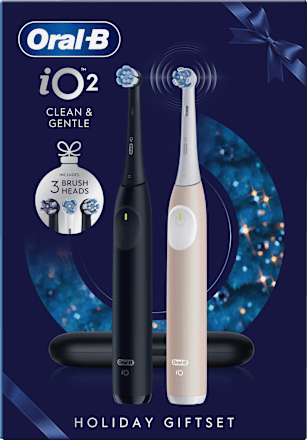 Elektrische Zahnbürste iO Series 2 Night Black + Calm Pink, 2 St Oral-B