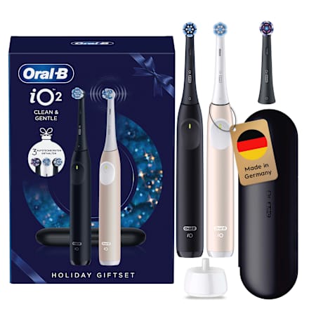 Elektrische Zahnbürste iO Series 2 Night Black + Calm Pink, 2 St Oral-B