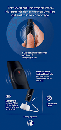 Elektrische Zahnbürste iO Series 2 Night Black, 1 St