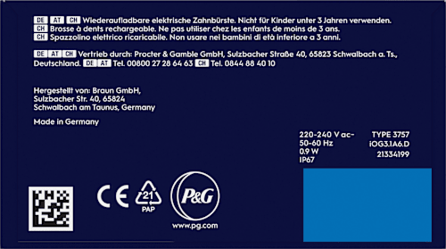 Elektrische Zahnbürste iO Series 3 ice blue, 1 St