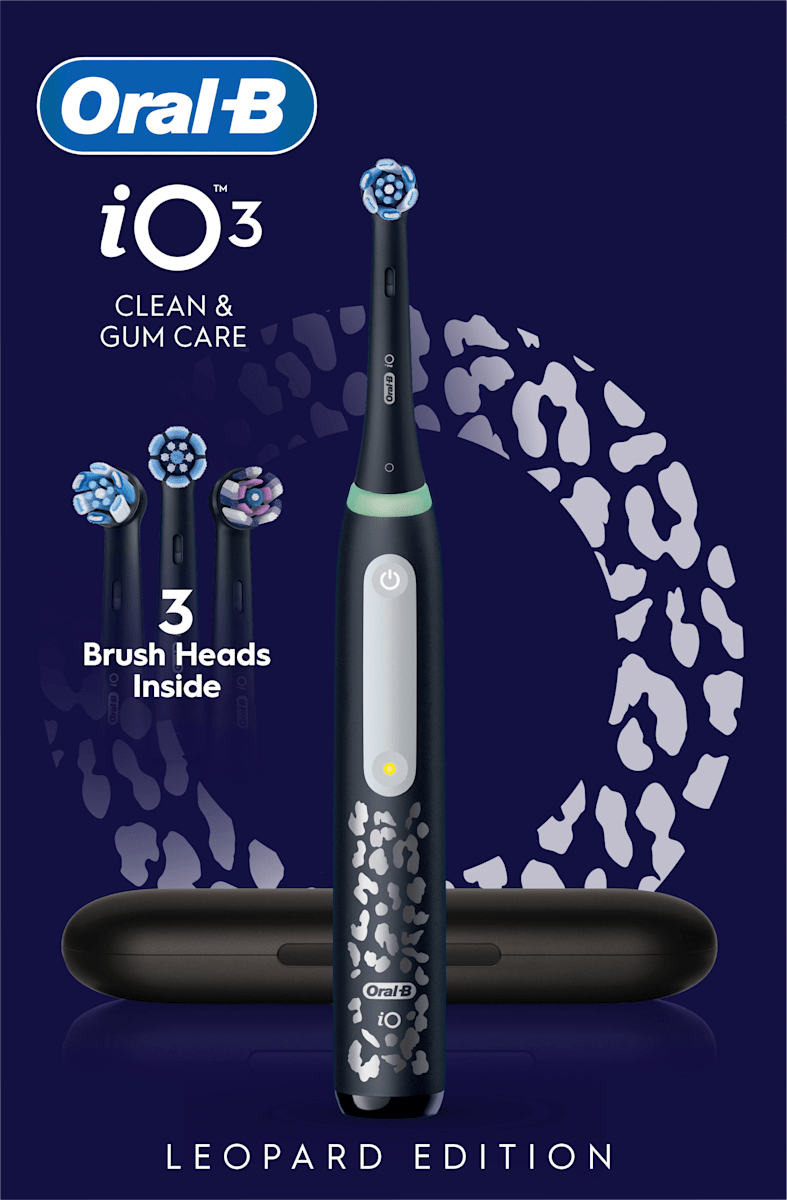 Oral-B Elektrische Zahnbürste iO Series 3 Leopard Edition, 1 St