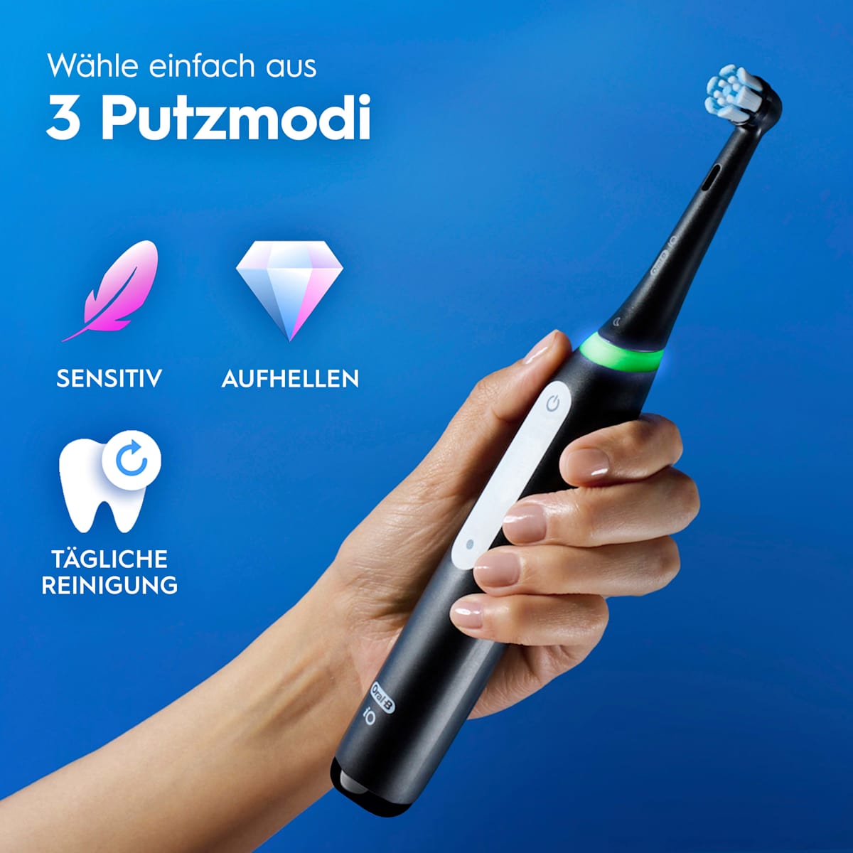 Oral-B Elektrische Zahnbürste iO Series 3 Leopard Edition, 1 St