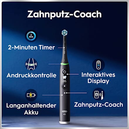 Elektrische Zahnbürste iO Series 6 Black Lava, 1 St