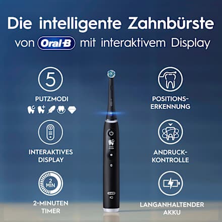 Elektrische Zahnbürste iO Series 6 Black Lava, 1 St