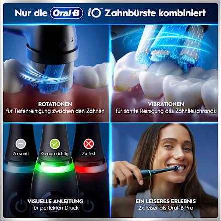 Elektrische Zahnbürste iO Series 6 Black Lava, 1 St