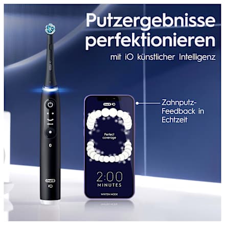 Elektrische tandenborstel iO Serie 6 Zwart Lava, 1 st.