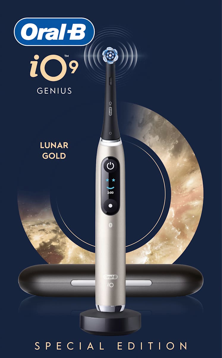Oral-B Elektrische Zahnbürste iO Series 9 Gold, 1 St