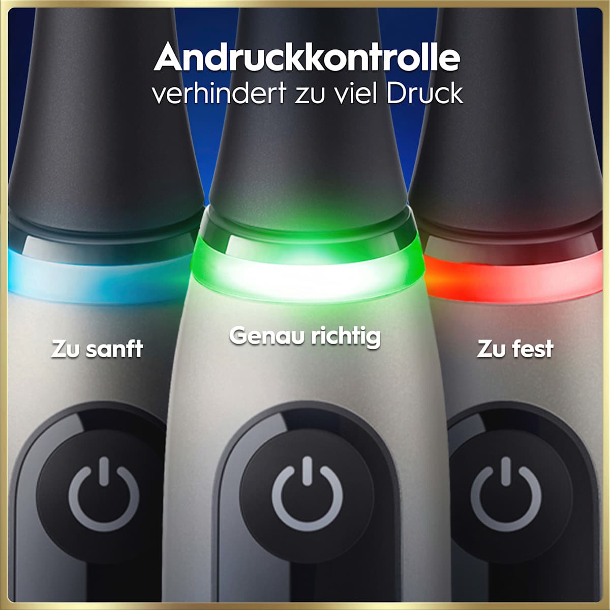 Oral-B Elektrische Zahnbürste iO Series 9 Gold, 1 St