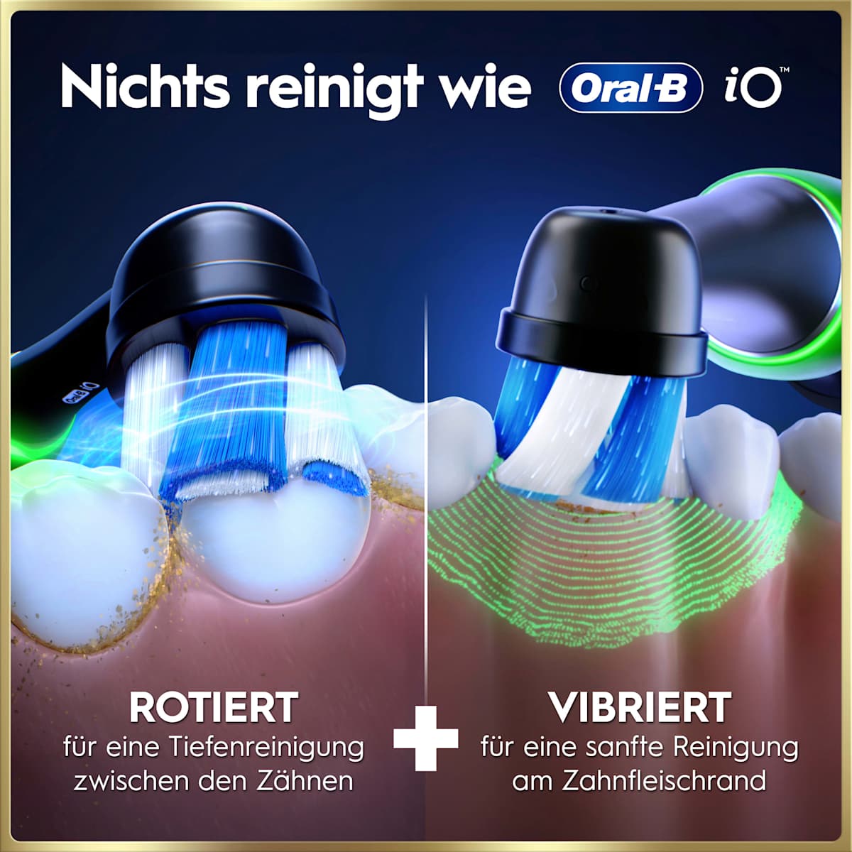 Oral-B Elektrische Zahnbürste iO Series 9 Gold, 1 St