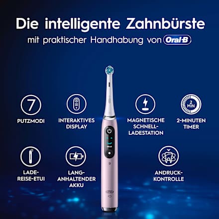Elektrische Zahnbürste iO Series 9 Rose Quartz, 1 St