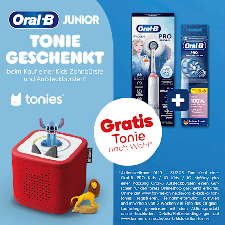 Elektrische Zahnbürste Kinder PRO Junior Frozen, ab 6 Jahren, 1 St Oral-B