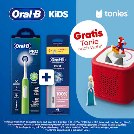 Elektrische Zahnbürste Kinder PRO Junior Green, ab 6 Jahren, 1 St