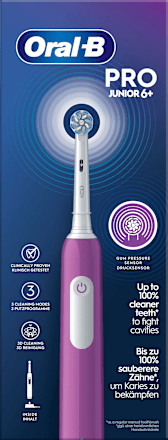 Elektrische Zahnbürste Kinder PRO Junior Purple, ab 6 Jahren, 1 St
