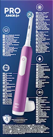 Elektrische Zahnbürste Kinder PRO Junior Purple, ab 6 Jahren, 1 St