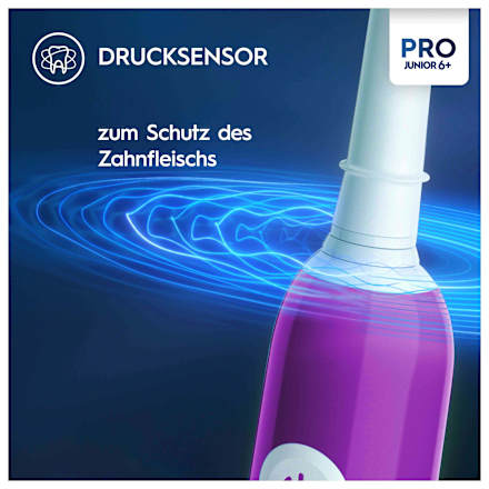 Elektrische Zahnbürste Kinder PRO Junior Purple, ab 6 Jahren, 1 St