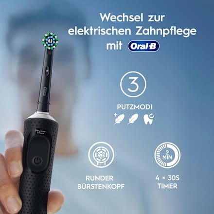 Elektrische Zahnbürste Vitality PRO Black, 1 St