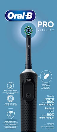 Elektrische Zahnbürste Vitality PRO Black, 1 St