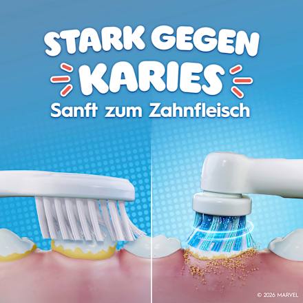 Elektrische Zahnbürste Vitality PRO Kinder Spiderman, ab 3 Jahren, 1 St