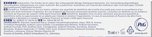 Zahnpasta 3D White Luxe Perfection, 75 ml