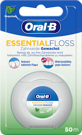 Zahnseide Essential Floss gewachst, 50 m Oral-B