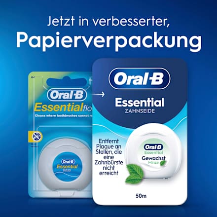 Zahnseide Essentialfloss gewachst, 50 m