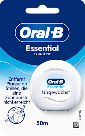Zahnseide Essentialfloss ungewachst, 50 m