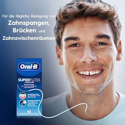 Zahnseide Superfloss Threader, 50 St