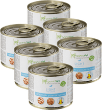 Nat kattenvoer met gevogelte, licht caloriearm, multipack (6 x 200 g), 1,2 kg